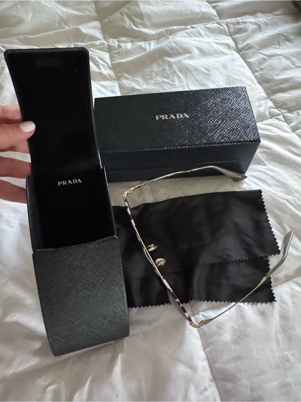 Prada Women's Mirrored Round Sunglasses in Tortoise/Gold